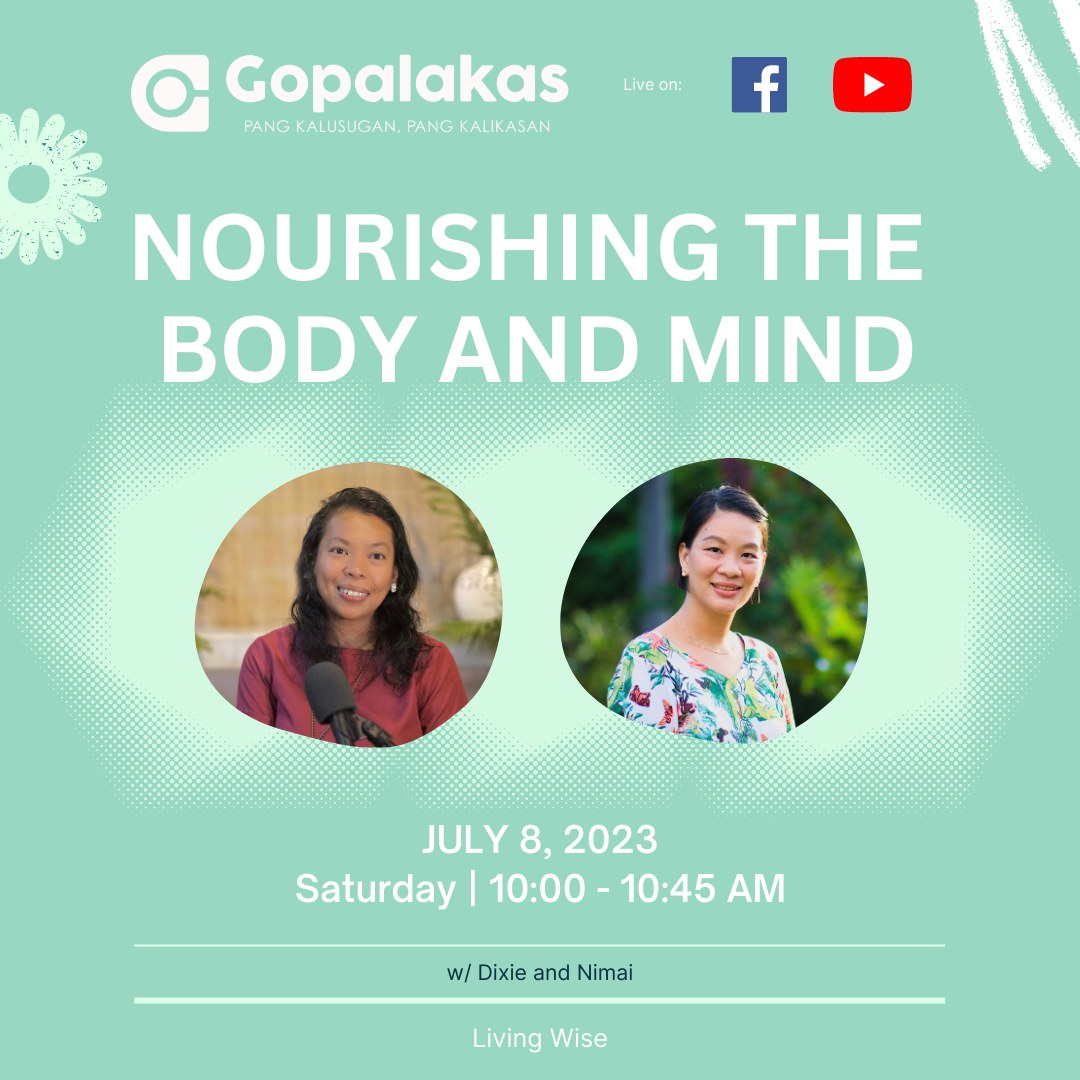 Nourishing the body and mind Gpalakas radio poster